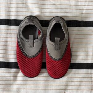 wonder nation Red and Gray Kids Slip-On Water Shoes